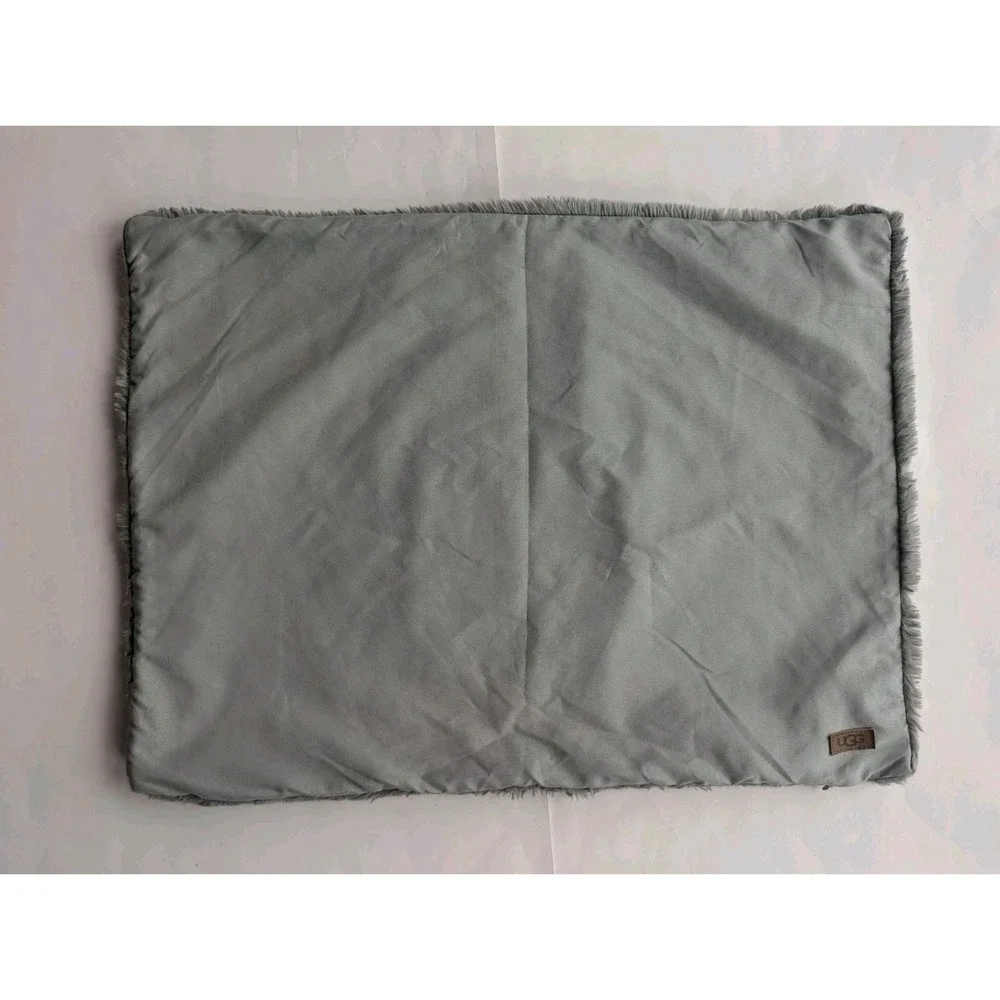UGG Plush Gray  Faux Fur Pillow Cover 19